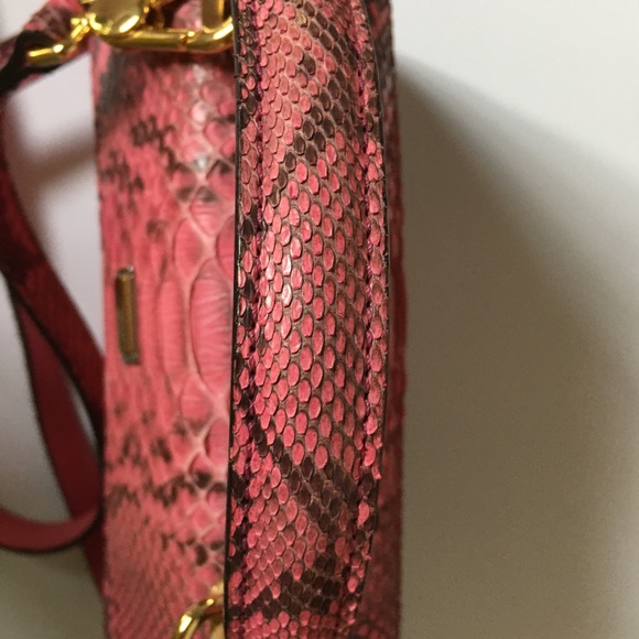 Silvano Biagini Pink Python Bag - Picture 12 of 14